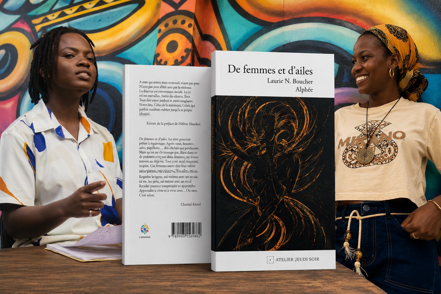 De Femmes et d’ailes, une œuvre poétique singulière attendue à Livres en folie